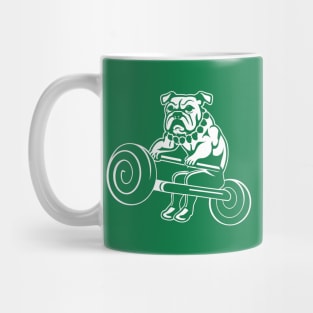 fall brawl bulldog retro Mug